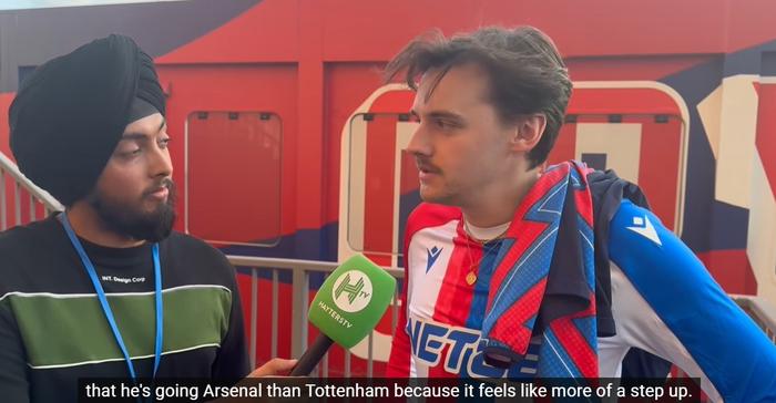 水晶宫球迷谈埃泽6750万镑加盟阿森纳，称更上一层楼